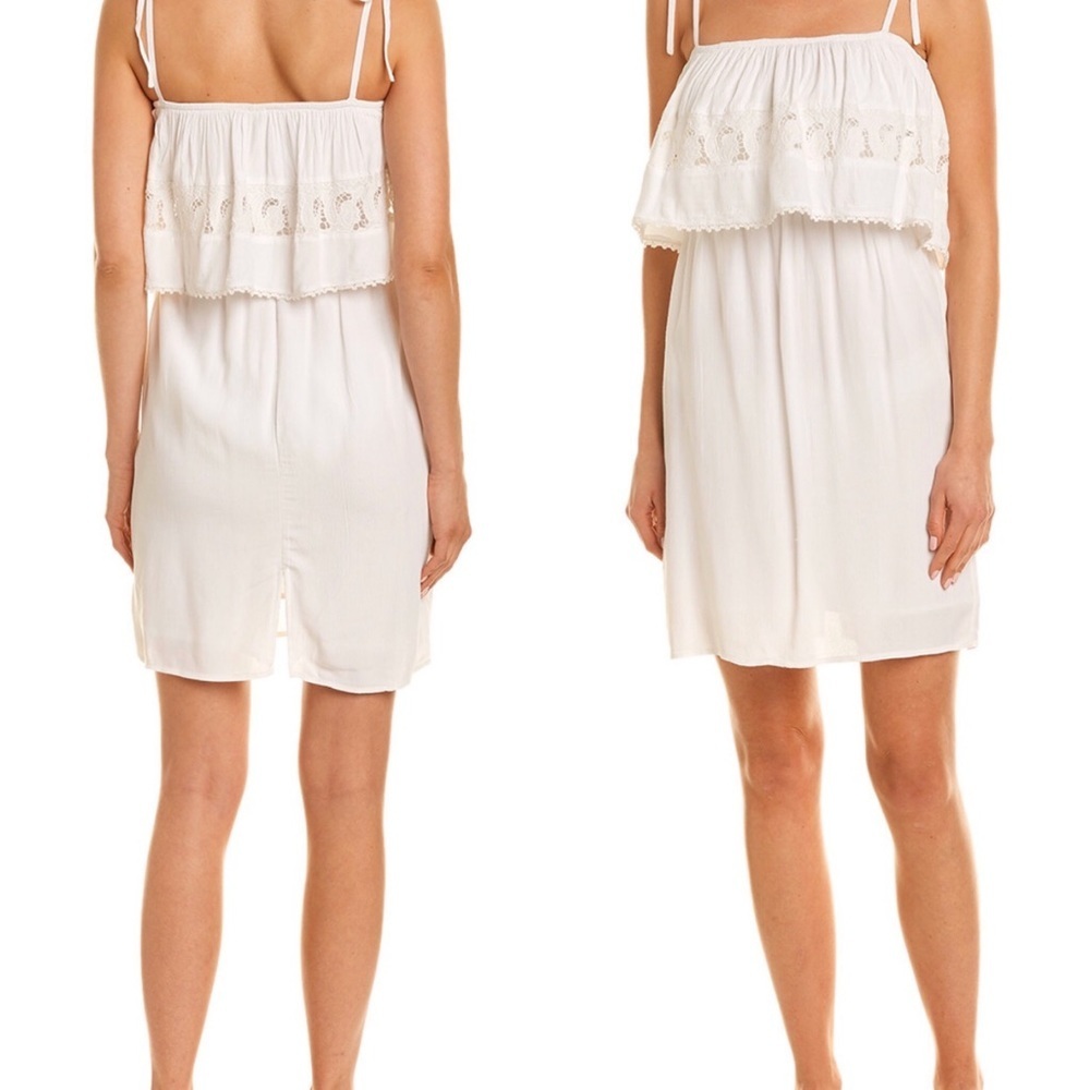 NWT L*Space Jaclyn Swim Cover-up Dress White med